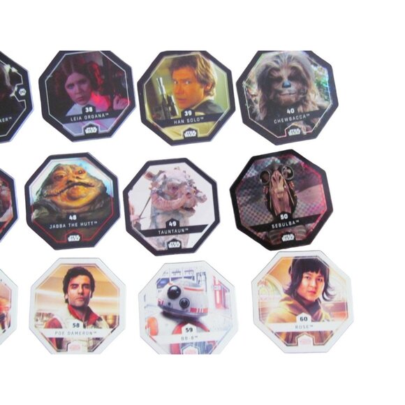 Disney Star Wars Cosmic Shells Complete Set of 72 Cards - Picture 10 of 16